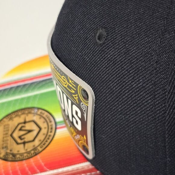 Unique-21 Men's Black Hat - Picture 9 of 10